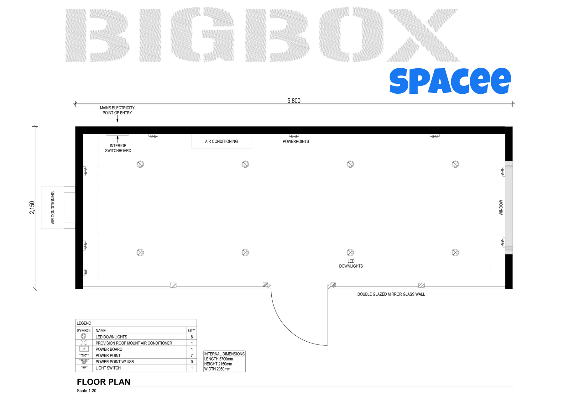 big box spacee floor plan