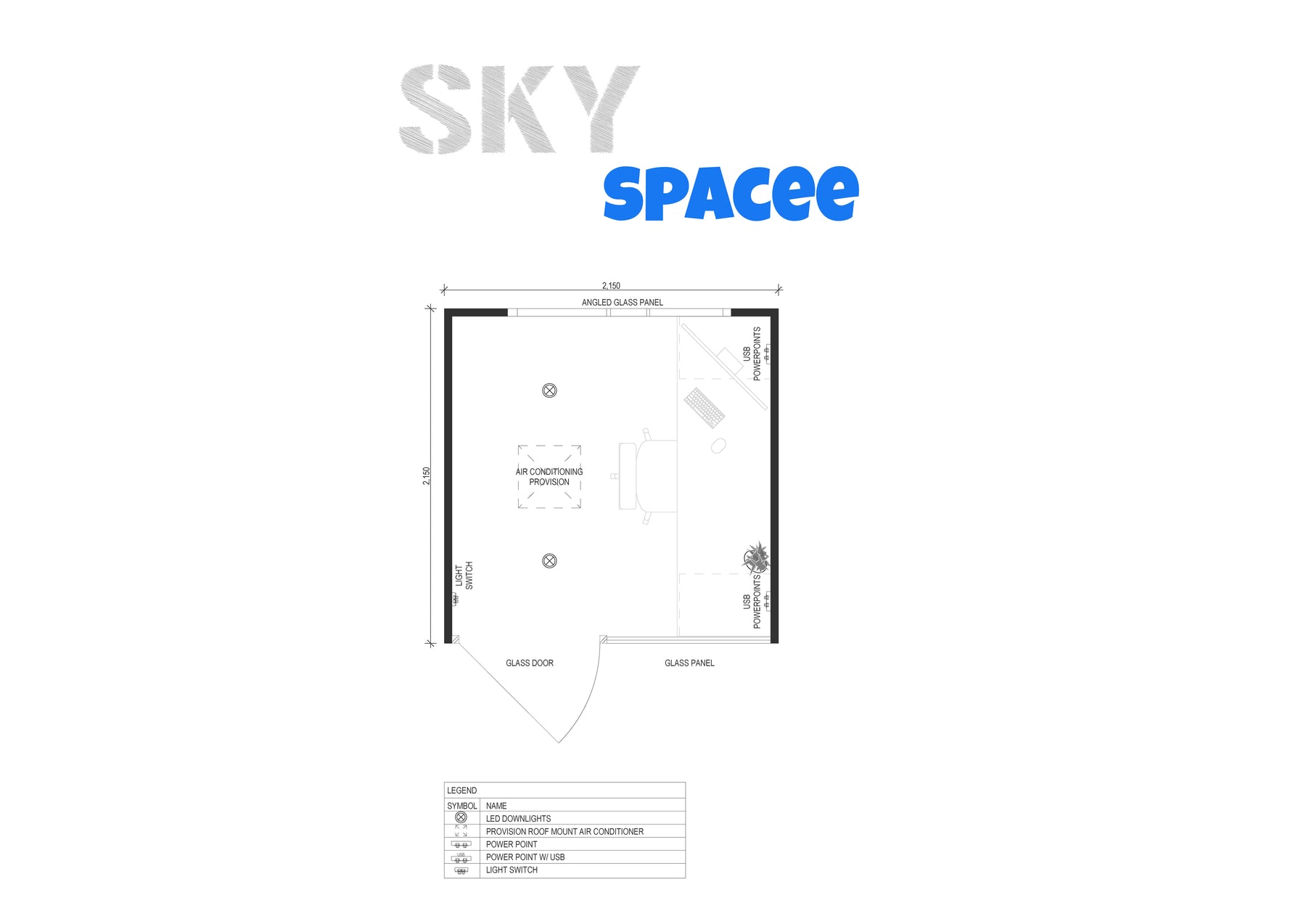 sky spacee floor plan