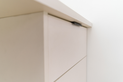 soft-close cabinetry in privacy spacee
